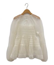 MAISON SPECIAL（メゾンスペシャル）の古着「Tulle Camisole Bolero」｜オフホワイト