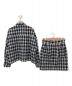 Her lip to (ハーリップトゥ) Oversized Check Shirt Set ブラック×ホワイト サイズ:S：10000円