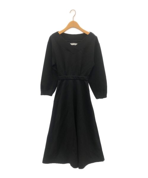 HER LIP TO（ハーリップトゥ）HER LIP TO (ハーリップトゥ) Easy Essential Jersey Dress ブラック サイズ:Sの古着・服飾アイテム