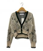 MURRALミューラル）の古着「Garden flower knit cardigan」｜エクリュ