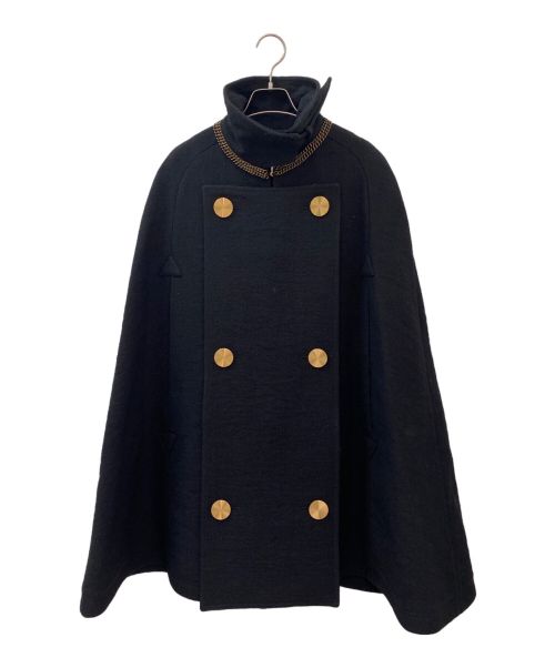 LOEWE（ロエベ）LOEWE (ロエベ) Wool Military Cape ブラック サイズ:34の古着・服飾アイテム