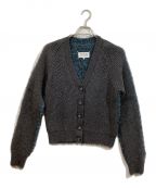 Maison Margielaメゾンマルジェラ）の古着「EMBELLISHED WOVEN CARDIGAN」｜グレー