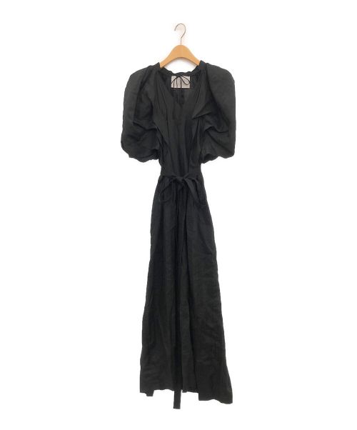 MYLAN（マイラン）MYLAN (マイラン) Volume Sleeve Maxi Dress ブラック サイズ:Fの古着・服飾アイテム