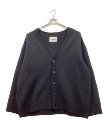 JIL SANDER（ジルサンダー）の古着「オーバーサイズウールニットカーディガン」｜ブラック