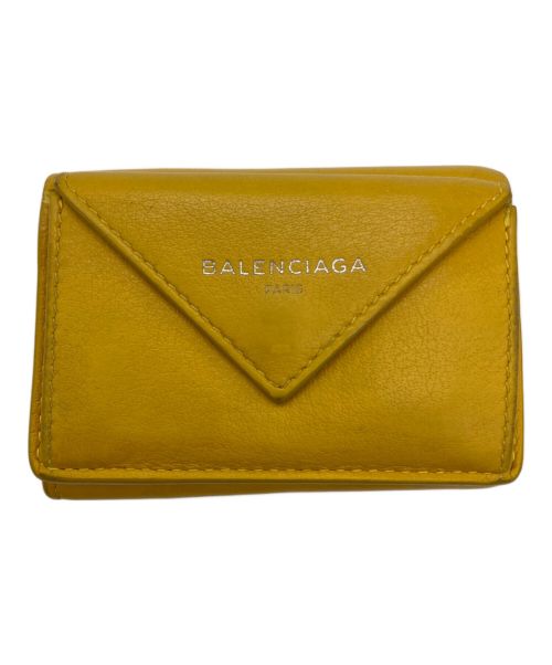 BALENCIAGA（バレンシアガ）BALENCIAGA (バレンシアガ) コンパクトウォレット イエローの古着・服飾アイテム