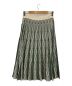 TORY BURCH (トリーバーチ) BOX PLEATED JACQUARD SKIRT グリーン サイズ:M：8000円