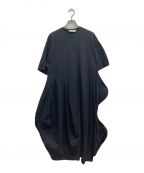 nagonstansナゴンスタンス）の古着「unevenness asymmetry dress(アンイーブンネスアシンメトリドレス)」｜ブラック