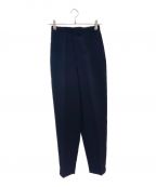 ENFOLDエンフォルド）の古着「CENTER-PRESS EGG PANTS」｜ブラック