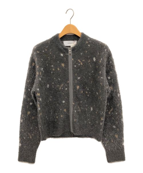 MURRAL（ミューラル）MURRAL (ミューラル) Twinkle knit cardigan グレー サイズ:Fの古着・服飾アイテム