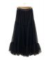 DRESSLAVE (ドレスレイブ) tulle gathered skirt ブラック サイズ:38：6000円