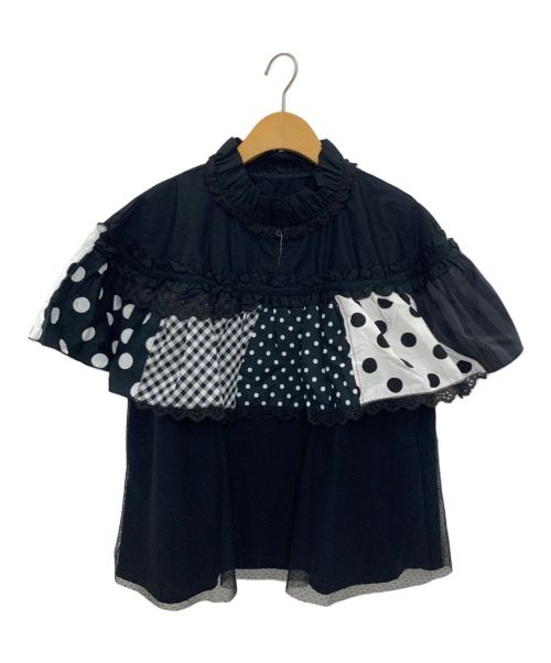 TORI-TO（トリト）TORI-TO (トリト) BEAMS BOY (ビームスボーイ) Cape Smock ブラック サイズ:Mの古着・服飾アイテム