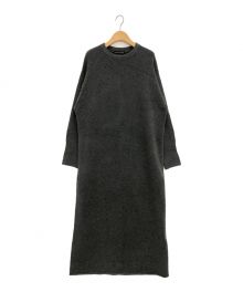 Sea Room lynn（シールームリン）の古着「Wool mixリラックスワンピース」｜グレー