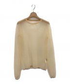 muller of yoshiokuboミュラーオブヨシオクボ）の古着「LATTICE SHEER KNIT」｜ベージュ