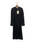 ACNE STUDIOS（アクネ ストゥディオス）の古着「Gathered Neck Satin Dress」｜ブラック