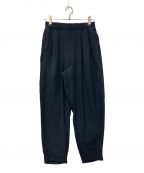 UNITED ARROWS & SONSユナイテッドアローズ アンド サンズ）の古着「PE 2P WIDE PANTS」｜ネイビー