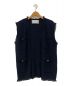 ADAWAS（アダワス）の古着「SUMMER TWEED KNIT VEST」｜ネイビー