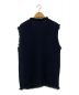 ADAWAS (アダワス) SUMMER TWEED KNIT VEST ネイビー サイズ:FREE：10000円