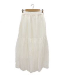 SACRA（サクラ）の古着「RAMIE LAWN SKIRT」｜ホワイト