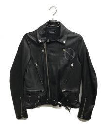 UNDERCOVER（アンダーカバー）の古着「NEW WARRIORS LEATHER JACKET」｜ブラック