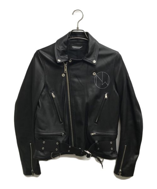 UNDERCOVER（アンダーカバー）UNDERCOVER (アンダーカバー) NEW WARRIORS LEATHER JACKET ブラック サイズ:1の古着・服飾アイテム