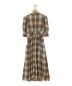 Her lip to (ハーリップトゥ) Chelsea Checked Tie Dress ブラウン サイズ:M：13000円