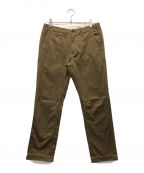 BURGUS PLUSバーガスプラス）の古着「Zip fly Modern Chino Trousers」｜ブラウン