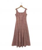 HER LIP TOハーリップトゥ）の古着「Paddington Long Dress」｜ピンク