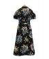 ERDEM (アーデム) フラワープリントシャツワンピース ブラック サイズ:UK6：8000円