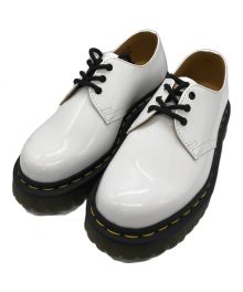 Dr.Martens（ドクターマーチン）の古着「エナメル3ホールシューズ」｜ホワイト