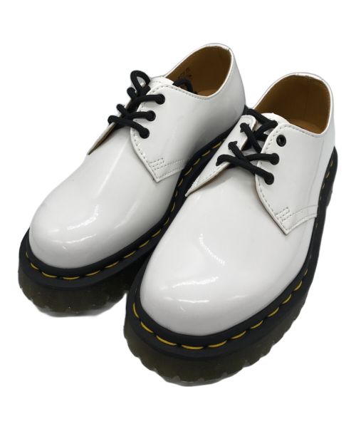 Dr.Martens（ドクターマーチン）Dr.Martens (ドクターマーチン) エナメル3ホールシューズ ホワイト サイズ:UK3の古着・服飾アイテム