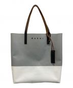 MARNIマルニ）の古着「TRIBECA SHOPPING BAG」｜グレー×ホワイト