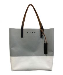 MARNI（マルニ）の古着「TRIBECA SHOPPING BAG」｜グレー×ホワイト