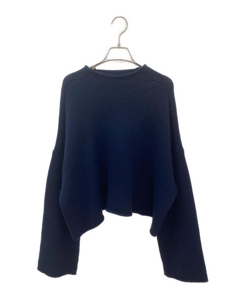 L'appartement（アパルトモン）L'appartement (アパルトモン) Short Knit Pullover ネイビー サイズ:Freeの古着・服飾アイテム