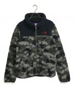 THE NORTHFACE PURPLELABELザ・ノースフェイス パープルレーベル）の古着「フリースジャケット Mountain Fleece Jacket マウンテンフリースジャケット」｜ブラック×オリーブ