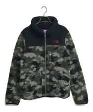 THE NORTHFACE PURPLELABEL (ザ・ノースフェイス パープルレーベル) フリースジャケット Mountain Fleece Jacket マウンテンフリースジャケット ブラック×オリーブ サイズ:L