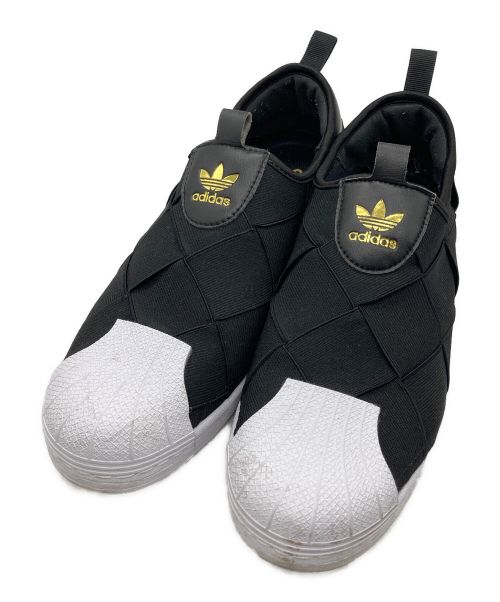 adidas（アディダス）adidas (アディダス) SUPERSTAR SLIP ON（スーパースター　スリッポン） ブラック サイズ:280の古着・服飾アイテム