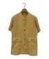 CLANE（クラネ）の古着「CORDUROY STAND COLLAR SHIRT」｜イエロー