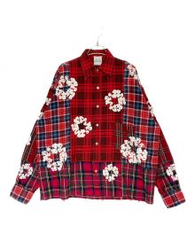 READYMADE×Denim Tears（レディメイド×デニムティアーズ）の古着「CHECK LS SHIRTS」｜レッド