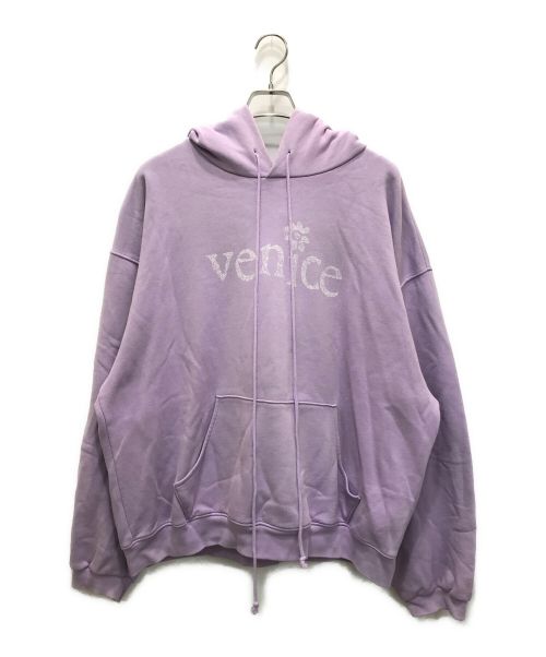 ERL（イーアールエル）ERL (イーアールエル) Venice Hoodie パープル サイズ:XXLの古着・服飾アイテム