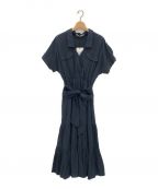 HER LIP TOハーリップトゥ）の古着「Day Dreaming Long Shirt Dress」｜ネイビー