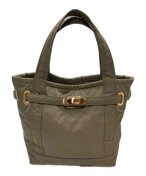 SITA PARANTICA（シータパランティカ）SITA PARANTICA (シータパランティカ) BONDED POLYESTER TWILLTOTE オリーブの古着・服飾アイテム