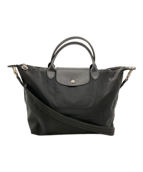 LONGCHAMP（ロンシャン）LONGCHAMP (ロンシャン) ルプリアージュネオ 2WAYハンドバッグ ブラックの古着・服飾アイテム