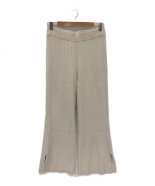 L'appartement（アパルトモン）の古着「Slit Rib Pants」｜ホワイト