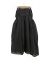 MAISON SPECIAL（メゾンスペシャル）の古着「Sheer Jacquard Voluminous Skirt」｜ブラック