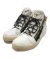 GIUSEPPE ZANOTTI（ジュゼッペザノッティ）の古着「Leather Double Zip Sneakers」｜ホワイト