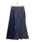 Her lip to (ハーリップトゥ) Pleated Denim-Effect Bit Skirt インディゴ サイズ:Ｍ：5000円