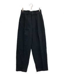 STEVEN ALAN（スティーブンアラン）の古着「TUCK TROUSERS」｜ブラック