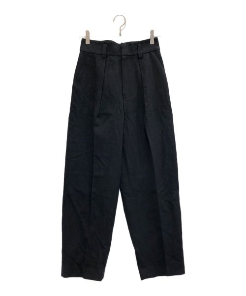 STEVEN ALAN（スティーブンアラン）STEVEN ALAN (スティーブンアラン) TUCK TROUSERS ブラック サイズ:Lの古着・服飾アイテム