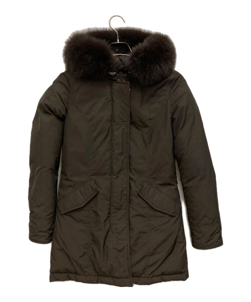 WOOLRICH（ウールリッチ）WOOLRICH (ウールリッチ) ラグジュアリーアークティックパーカー ブラウン サイズ:ＸＳの古着・服飾アイテム