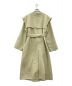 LE CIEL BLEU (ルシェルブルー) Big Collar Belted Maxi Coat（ビッグカラー ベルテッド マキシ コート） 黄緑 サイズ:36：18000円